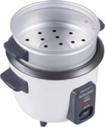 Sonashi 1.0 Litre Rice Cooker with Steamer – Automatic Cooking, Non-Stick Inner Pot, Easy One-Touch Operation