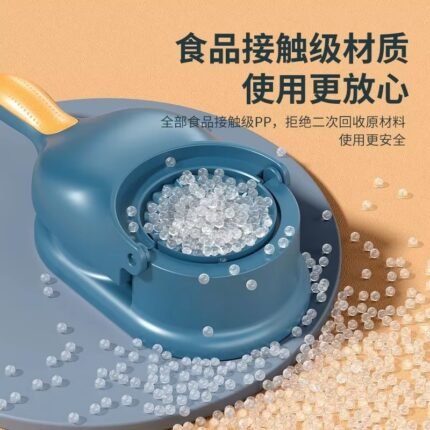 Space-Saving 2‑Layer Plastic Dumpling Press Station – Compact PP Mold for Dumplings & Pastries