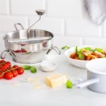 Stainless Steel 3-Disc Rotary Food Mill with Handle – For Sauces, Purees & Mashed Potatoes