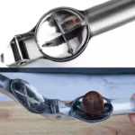 Stainless Steel Chestnut Opener & Peeler – Cross-Cut Shelling Clip for Raw Chestnuts
