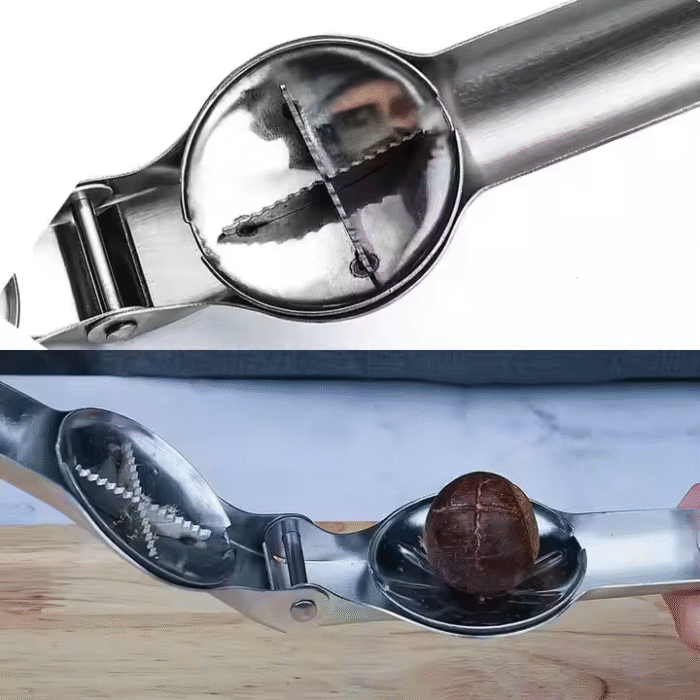 Stainless Steel Chestnut Opener & Peeler – Cross-Cut Shelling Clip for Raw Chestnuts