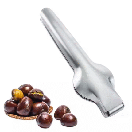 Stainless Steel Chestnut Opener & Peeler – Cross-Cut Shelling Clip for Raw Chestnuts