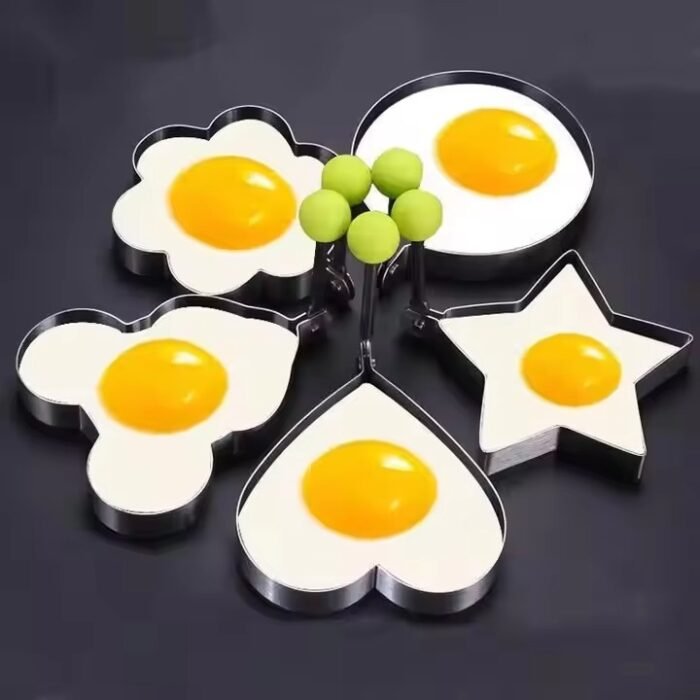 Stainless Steel Egg & Pancake Ring Mould – Durable Nonstick Breakfast Tool