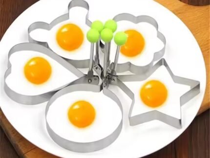 Stainless Steel Egg & Pancake Ring Mould – Durable Nonstick Breakfast Tool