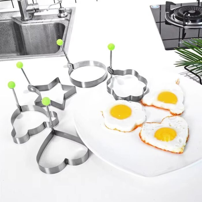 Stainless Steel Egg & Pancake Ring Mould – Durable Nonstick Breakfast Tool