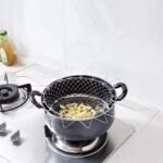 Stainless Steel Foldable Frying Basket – Multi-Purpose Chef Strainer for French Fries, Pasta & Deep-Frying