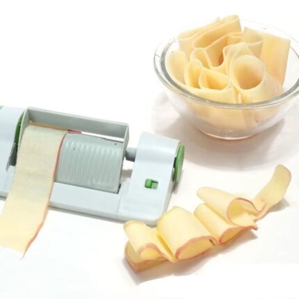 Stainless Steel Manual Apple & Potato Peeler – Rotating Fruit Slicer & Multifunction Cutting Tool