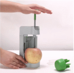 Stainless Steel Manual Apple & Potato Peeler – Rotating Fruit Slicer & Multifunction Cutting Tool