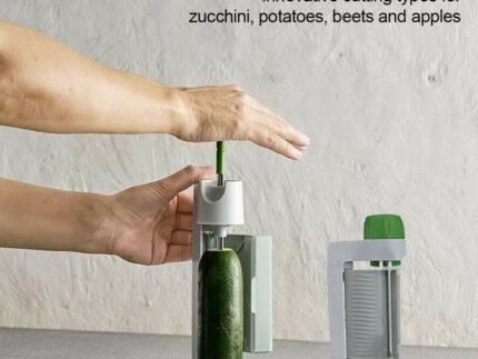 Stainless Steel Manual Apple & Potato Peeler – Rotating Fruit Slicer & Multifunction Cutting Tool