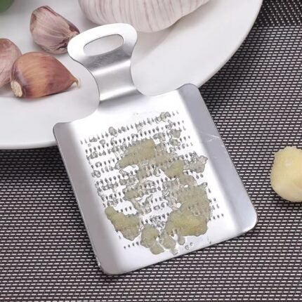 Stainless Steel Multi-Purpose Manual Zester & Grater – Lemon, Garlic, Ginger, Wasabi & Vegetable Shredder