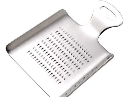 Stainless Steel Multi-Purpose Manual Zester & Grater – Lemon, Garlic, Ginger, Wasabi & Vegetable Shredder