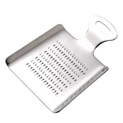 Stainless Steel Multi-Purpose Manual Zester & Grater – Lemon, Garlic, Ginger, Wasabi & Vegetable Shredder