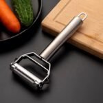 Stainless Steel Multifunctional Kitchen Peeler – Fruit & Vegetable Slicer