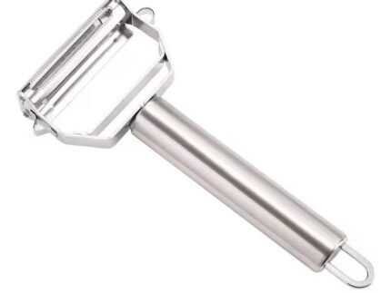 Stainless Steel Multifunctional Vegetable Peeler – Fruit Slicer, Julienne Cutter & Paring Tool for Kitchen Use