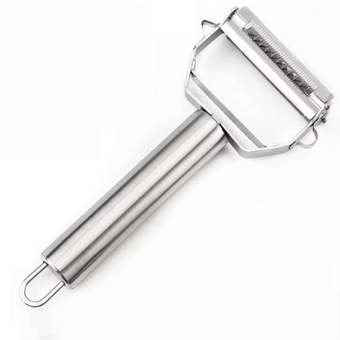 Stainless Steel Multifunctional Vegetable Peeler – Fruit Slicer, Julienne Cutter & Paring Tool for Kitchen Use