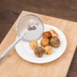 Stainless Steel Oil Scoop & Colander – Fried Food & Tofu Powder Filter Clip