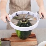 Stainless Steel Watermelon Windmill Cutter – Fruit Slicer & Corer Tool for Quick and Easy Watermelon Cubes