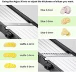 Multifunctional Rotary Kitchen Shredder – Adjustable Mandoline Slicer & Grater for Vegetables, Cheese