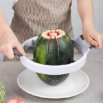Stainless Steel Watermelon Windmill Cutter – Fruit Slicer & Corer Tool for Quick and Easy Watermelon Cubes