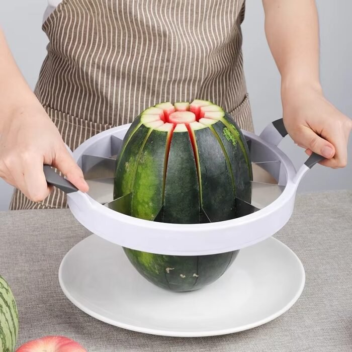 Stainless Steel Watermelon Windmill Cutter – Fruit Slicer & Corer Tool for Quick and Easy Watermelon Cubes