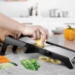 Multifunctional Rotary Kitchen Shredder – Adjustable Mandoline Slicer & Grater for Vegetables, Cheese & More