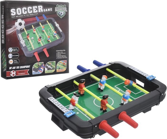 Tabletop Soccer Game for Kids – Mini Desktop Football Toy for Indoor Play