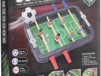 Tabletop Soccer Game for Kids – Mini Desktop Football Toy for Indoor Play