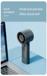 Mini Handheld Fan - Turbo High Speed, USB Rechargeable, 100 Levels, Pocket Portable