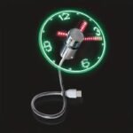 USB LED Clock Fan – Portable Metal Desktop Cooling Fan with Time Display, Ultra-Quiet Laptop Mini Fan2