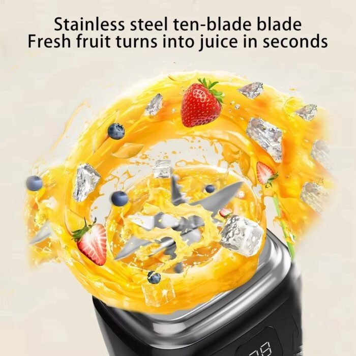 USB Rechargeable Mini Smoothie Blender – Portable Electric Citrus Juicer