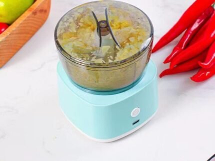 USB Rechargeable Portable Electric Food Processor – Multi-Functional Meat Grinder & Fruit Mixer