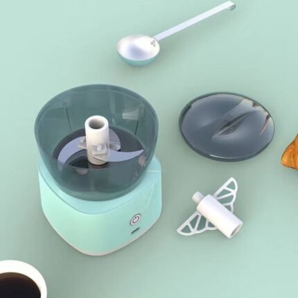USB Rechargeable Portable Electric Food Processor – Multi-Functional Meat Grinder &amp; Fruit Mixer