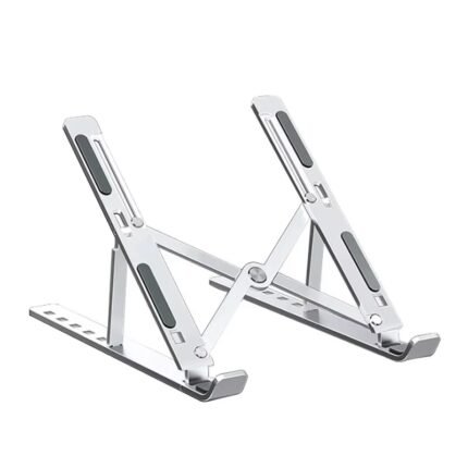 Ultra-Light Foldable Aluminum Laptop Stand – 7-Level Height-Adjustable Portable Table Riser