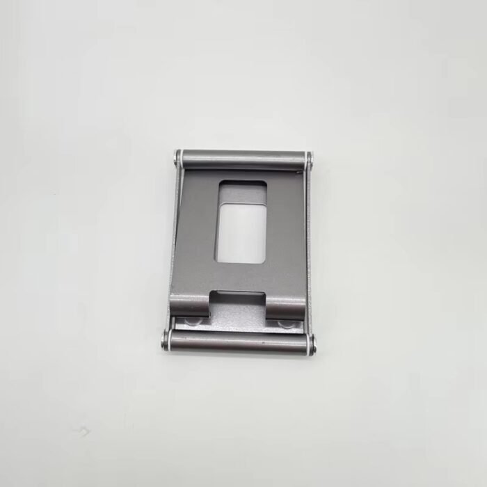 Universal Alloy Collapsible Phone Holder – Retractable Adjustable Desktop Stand for All Smartphones
