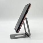 Universal Alloy Collapsible Phone Holder – Retractable Adjustable Desktop Stand for All Smartphones