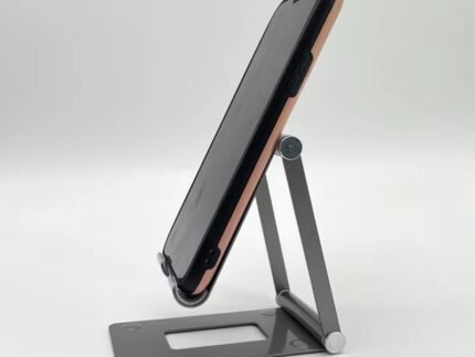 Universal Alloy Collapsible Phone Holder – Retractable Adjustable Desktop Stand for All Smartphones