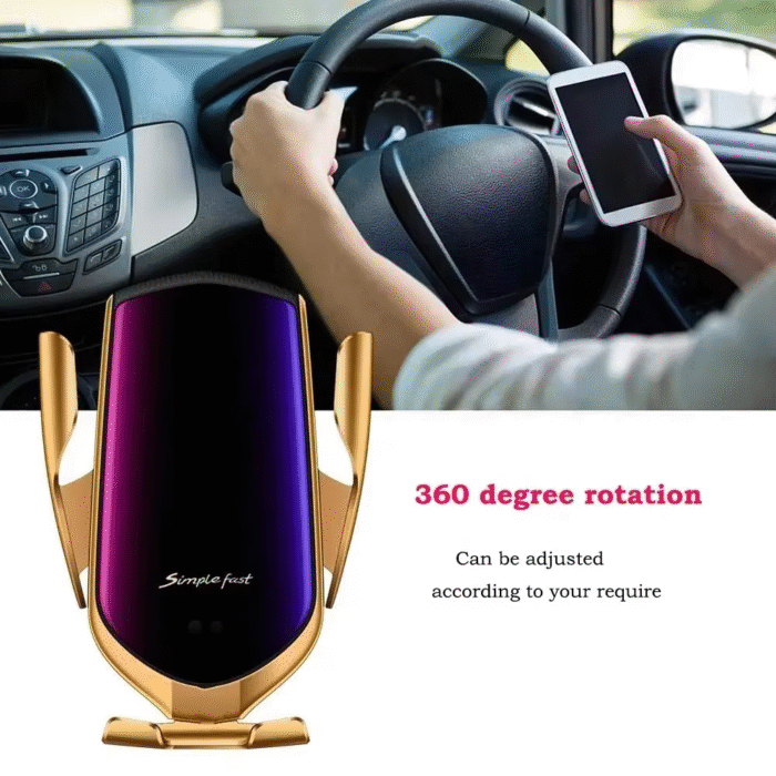 Universal Magnetic Air Vent Car Phone Holder – Compact Clip Mount for iPhone, Samsung & All Smartphones